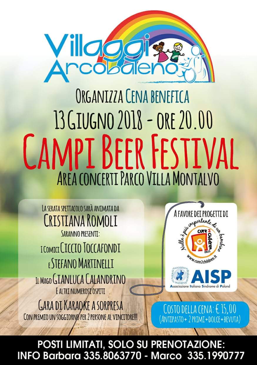 Cena Benefica Villaggi Arcobaleno