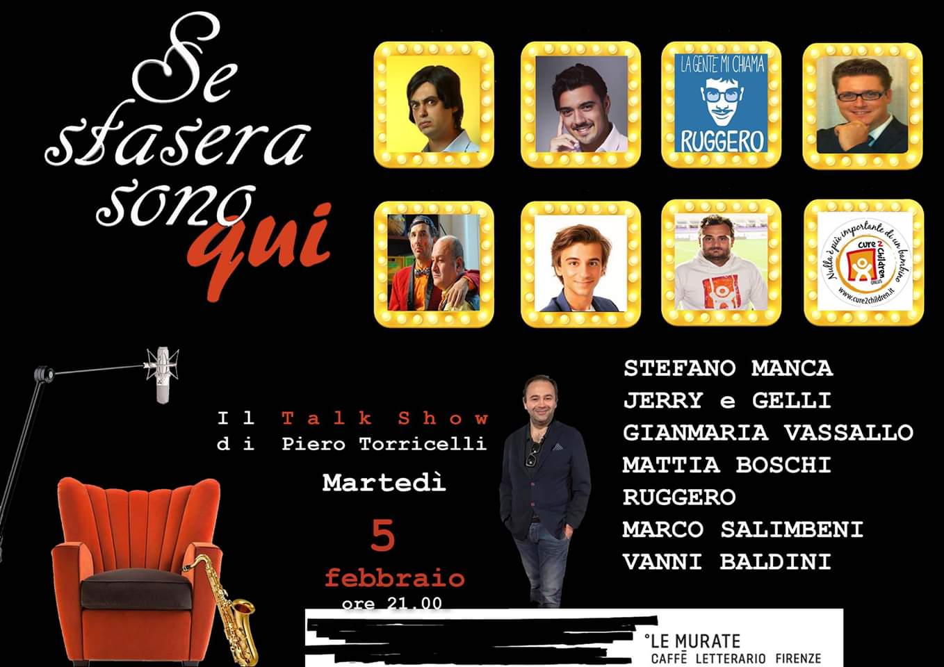 Talkshow SE STASERA SONO QUI di Piero Torricelli