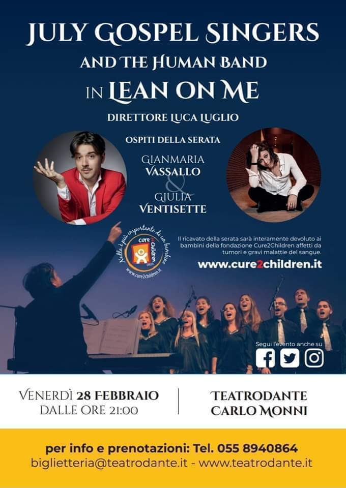 LEAN ON ME Teatrodante Carlo Monni